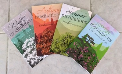 Set Of 4 Seasonal-Winter,Spring, Summer Autumn -Meditation Books-John Bartunek