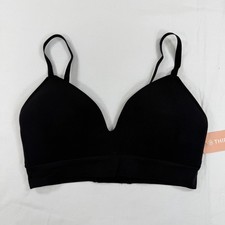 ThirdLove Wireless Comfort Bra Black XS Adjustable Straps 3-Hook Closure NWT