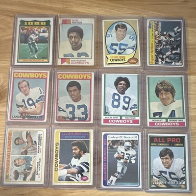 Topps Dallas Cowboys NFL Card Lot (12) 1977/1988 Herschel Walker Dorsett