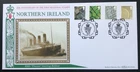 GB Benham 2003 Northern Ireland Regional Definitives on First Day Cover, Belfast