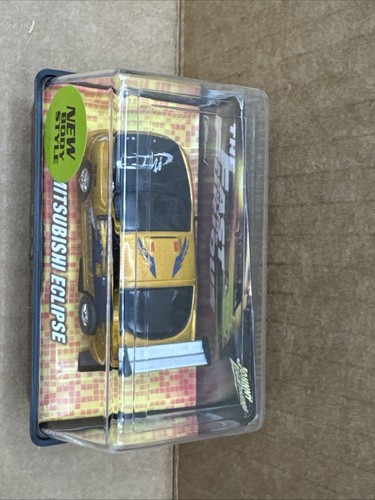 2005 Johnny lightning xTraction HO Scal Fast and Furious GOLD MITSUBISHI ECLIPSE - Picture 5 of 6