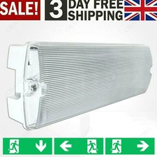 3W LED EMERGENCY LIGHT BULKHEAD EXIT SIGN IP65 MAINTAINED OR NON MAINTAINED LAMP