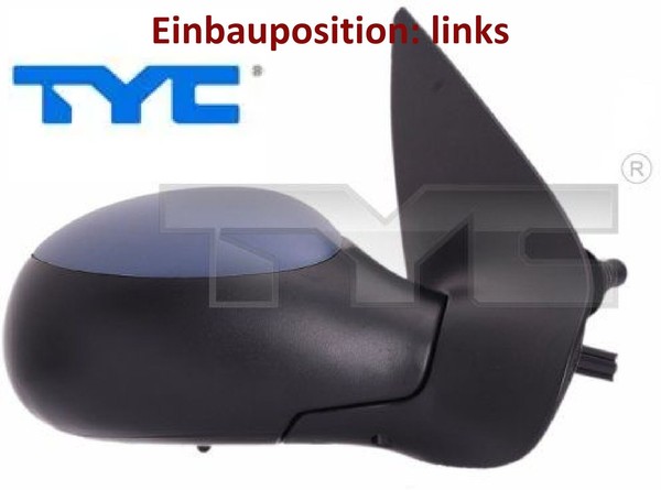 TYC 326-0078 AußEnspiegel Links Spiegel AußEn FüR Peugeot-image