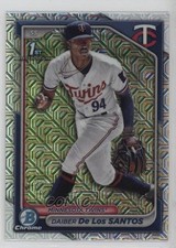 2024 Bowman Chrome Prospects Mega Box Mojo Refractor Daiber De Los Santos 10ou