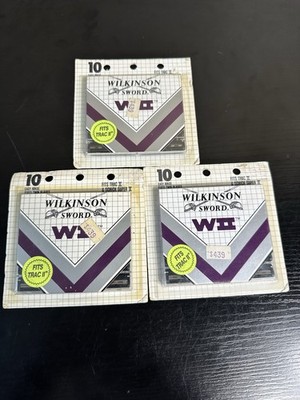 Wilkinson Sword WII 3 X 10 Count Razor Blades Fits Trac II & Schick Super II