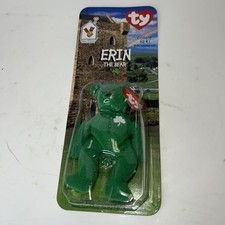 Erin The Bear Beanie Baby McDonalds TY Rare With 2 Tag Errors 1993 OAKBROOK New