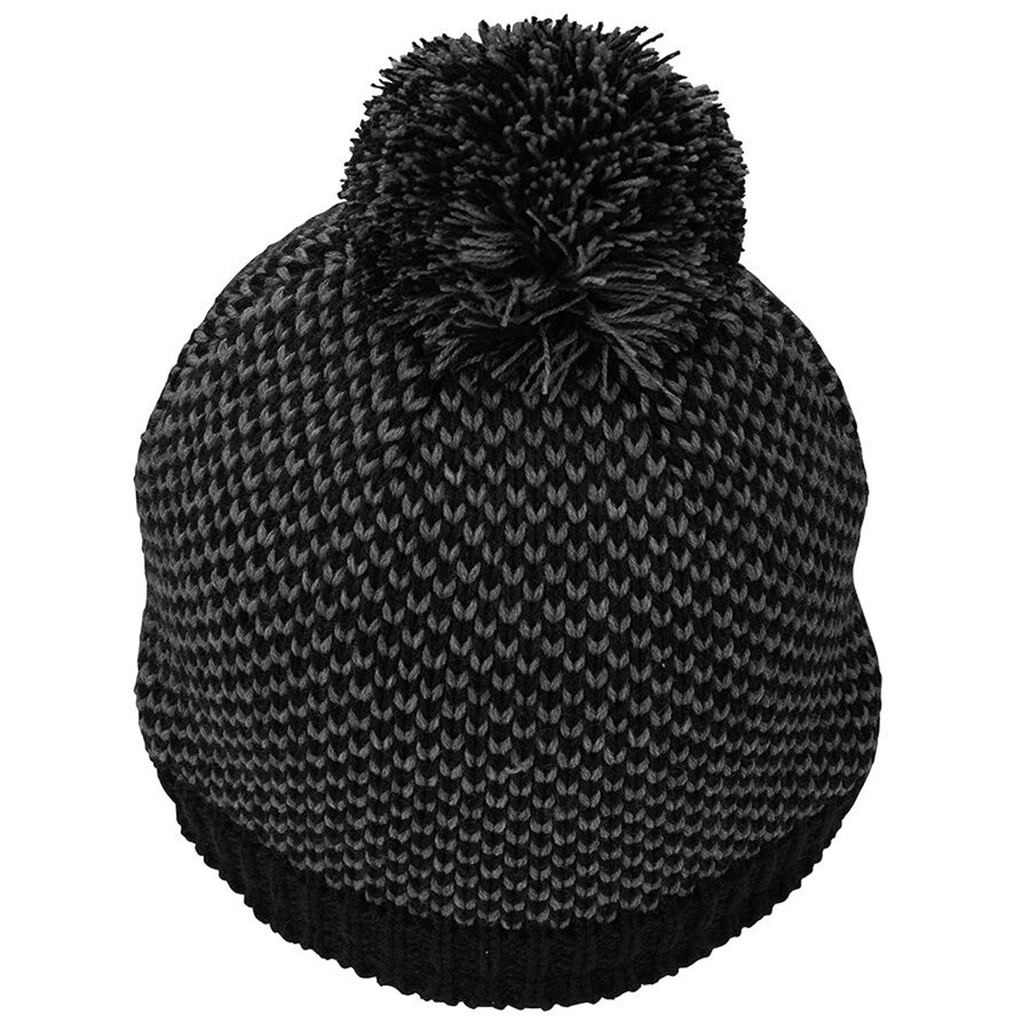 NEW Women's TaylorMade Knit Beanie Black/Gun Metal Winter Golf Hat/Cap