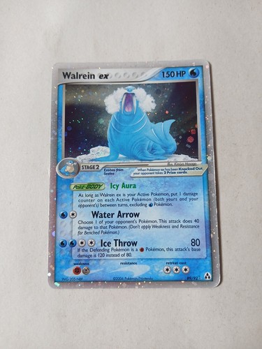 Walrein ex 2006 Pokemon Legend Maker Holo 89/92