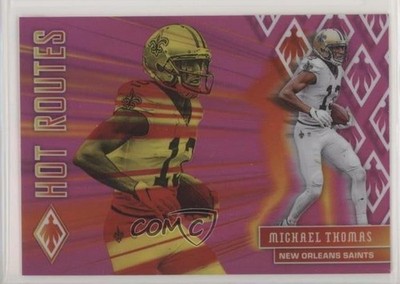 2020 Panini Phoenix Hot Routes Pink 96/199 Michael Thomas #3 9hx