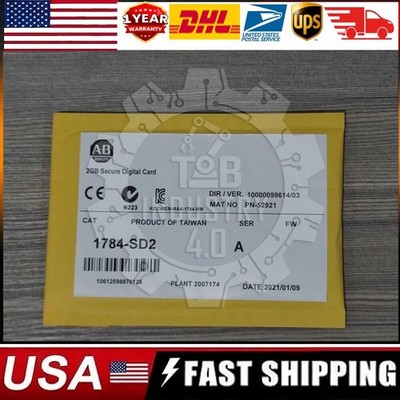 New AB 1784-SD2 Secure Digital Memory Card 2GB in Bag Sealed 1784SD2 US Free Tax