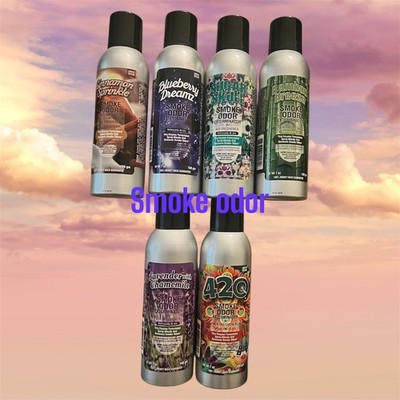 2Pack Smoke Odor Exterminator Removes 7oz Spray Air Freshener, mix