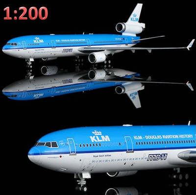 SQ Wings 1/200 McDonnell Douglas MD-11 KLM Last Flight, PH-KCD, Flaps Down