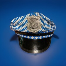 Oktoberfest Fastnacht Fasching  Mütze bayerische Bierpolizei Special Police Neu