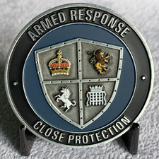 Kent Police Armed Response Close Protection TFU Challenge Coin - 50mm