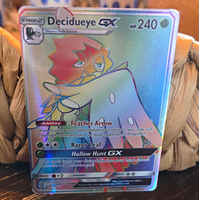 Decidueye GX 146/145 SM: Guardians Rising Secret Rare Full Art Holo 240 HP EN