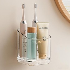 Toothbrush Holders for Bathroom - Detachable Divided Design, Drawer Drainage