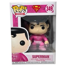 Figura Vinilo Funko Pop Superman #349 Super Heroes Conciencia del Cáncer de Mama DC
