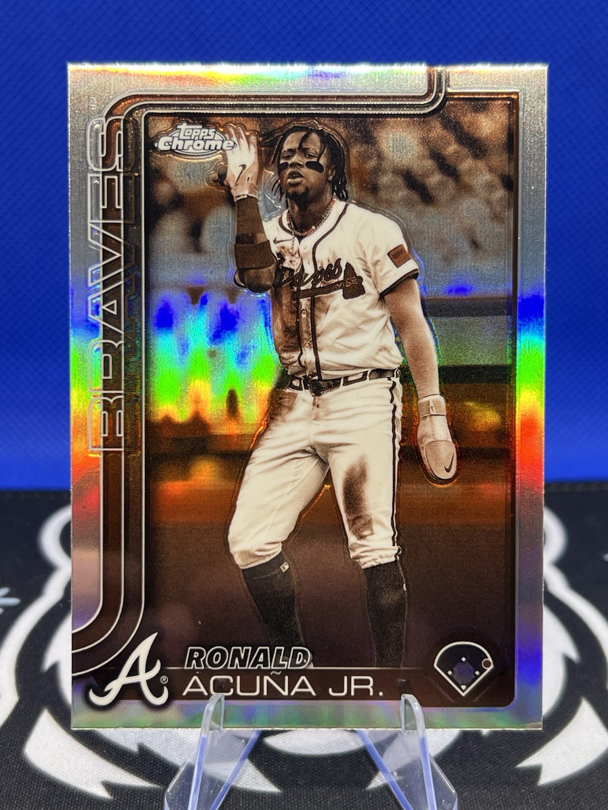 Ronald Acuna Jr. 2025 Topps Chrome #257 Sepia Refractor Price