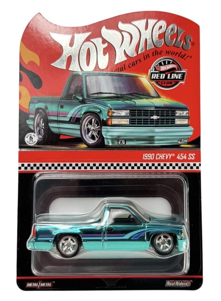 Hot Wheels 2025 1990 Chevy 454 SS RED Line Club JCP12 NEW Diecast Metal Model-image