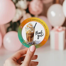 56 THANK YOU SEALS LABELS STICKERS FOR SMALL BUSINESS, CRAFTS, PARTIES 2 INCH
