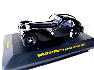 ixo 1938 Bugatti Type 57S Coupe Atlantic 1:43 Scale Inv. #3515