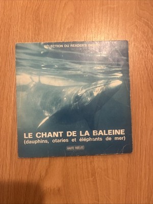 Vinyl 45 Umdrehungen sehr guter Zustand Le Chant De La Baleine