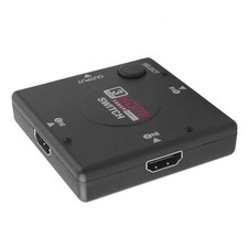 Switch HDMI 1080p 3 Porte Full HD Tv Presa Multipla Hub Adattatore Sdoppiatore