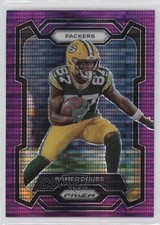 2023 Panini Prizm Purple Pulsar Prizm Romeo Doubs #114 0q0