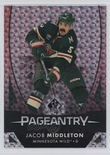2023-24 SP Authentic Pageantry Red Jacob Middleton #P-33 1l2a