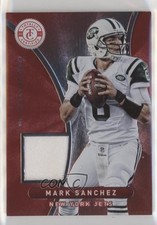 2012 Totally Certified Materials Platinum Red 282/299 Mark Sanchez #51 2u3