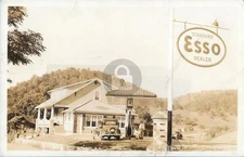 Harman WV West Virginia Midway Service Station Route 5 RPPC Photo Postcard COPY