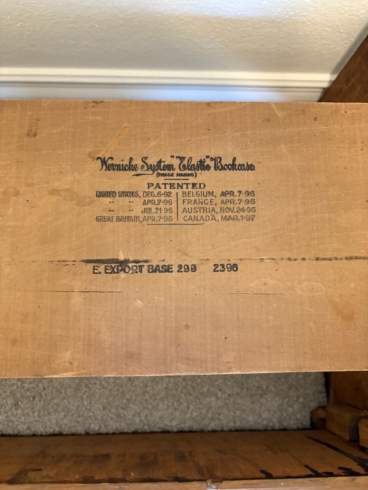 Wernicke System Bookcase, Mahogany, 5 Pieces for easy transport, good condition 