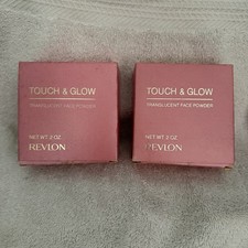 Vintage Revlon Touch  Glow Loose Face Powder Translucent No. 1 Light - Med