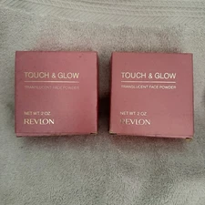 Vintage Revlon Touch & Glow Loose Face Powder Translucent No. 1 Light - Med