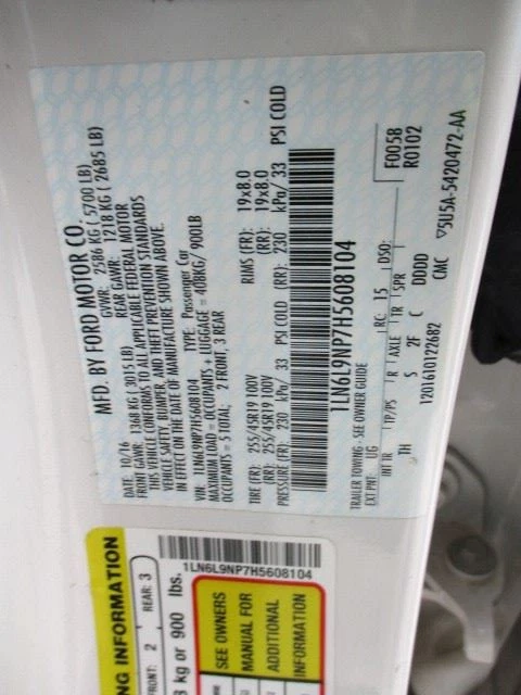 Consola de piso trasero con control de temperatura compatible con 17-20 Lincoln Continental 1233487 Foto 3 de 4