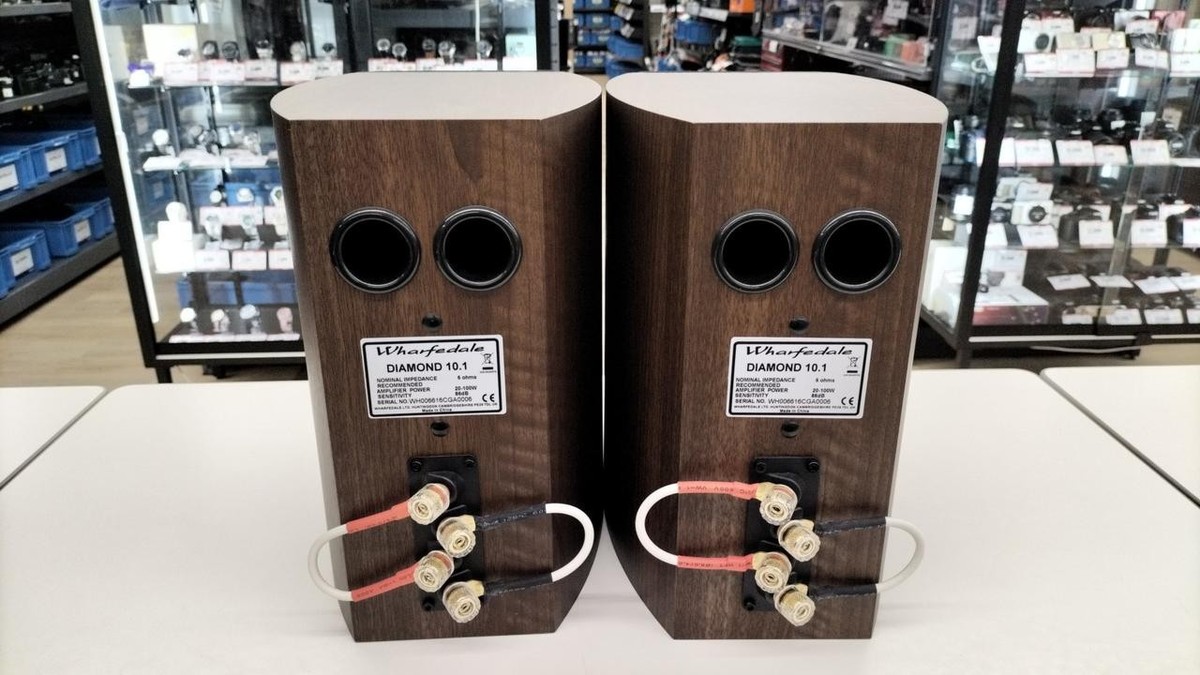 WHARFEDALE DIAMOND 10.1 Bookshelf Speakers Hi-Fi Pair England | eBay