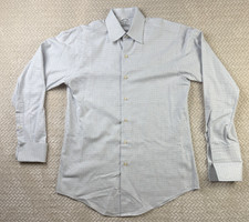 Brooks Brothers Makers Merchants USA 15-33 Plaid Long Sleeve French Cuff Shirt