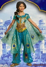 DESGUISE DISNEY ALADDIN JASMINE GIRLS HALLOWEEN COSTUME KIDS 7 8 MEDIUM M SZ