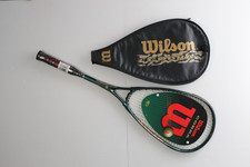 Vintage Wilson Cobra Squash Racquet T-9890E 3 3/4 Grip w/ Cover New Old Stock