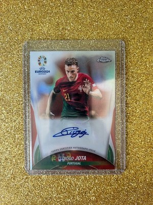 Diogo Jota Euro 2024 Topps Chrome Portugal Auto | eBay