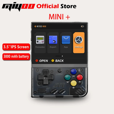 Mini plus Portable Retro Handheld Game Console 3.5-Inch IPS HD Screen Children'S