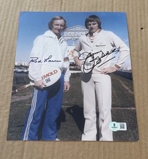 JIMMY CONNORS-ROD LAVER SIGNED TENNIS 8X10 PHOTO BECKETT COA AUTHENTIC