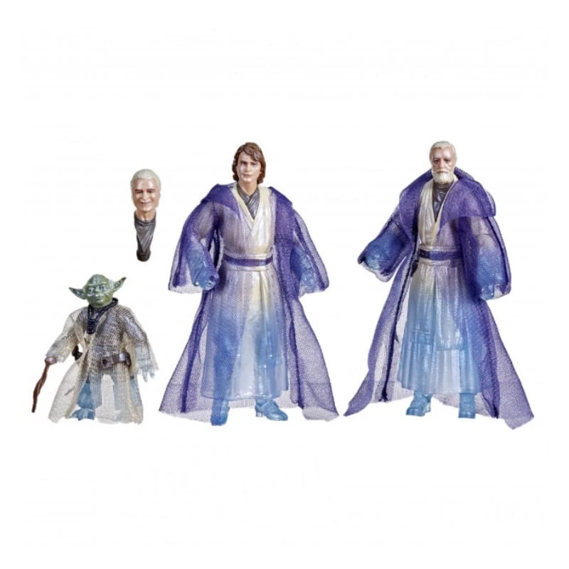 Star Wars The Vintage Collection Jedi Spirits Action Figures 3 Pack NEW - image 2 of 4