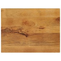 Tischplatte Rechteckig 80 X 50 X 2,5 Cm Aus Massivem Mangoholz