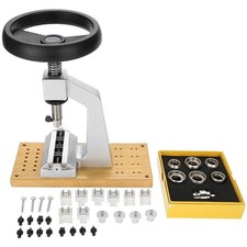 YUYTE 5700 Bench Watch Case Opener Closer Wristwatch Repair Tool w/ 6 Dies