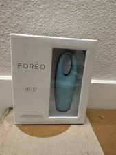 FOREO IRIS Illuminating Eye Massager – Aqua – With Box, Charger & Pouch