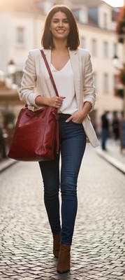 Authentique THÉ BRIDGE Florence Red Vegetables Tanned Leather Bucket Vintage Bag