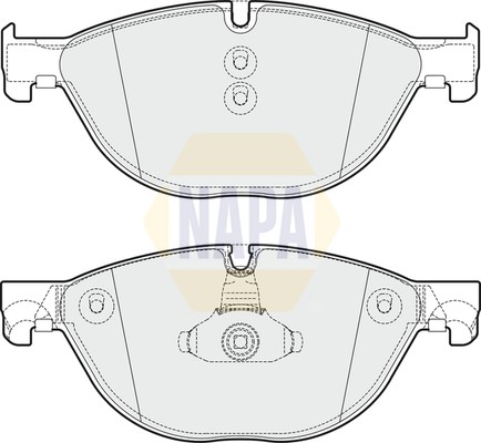 Napa Bremsbelagsatz BremsklöTze FüR BMW 5Er Touring F11 F10 F18 7Er F01-image