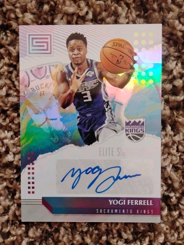 2018-19 Panini Status - Elite Signatures Yogi Ferrell #ES-YF (AU)
