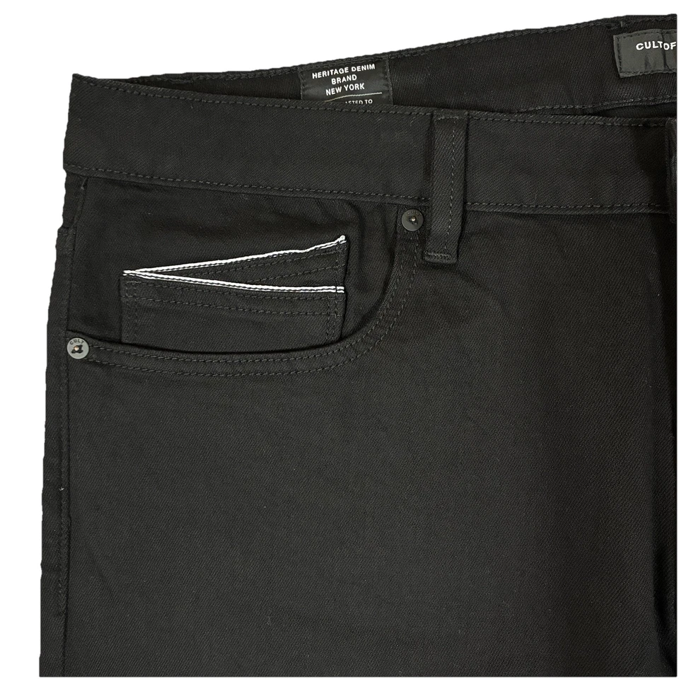 Pantalones de mezclilla elásticos Cult Of Individuality Rocker ajustados 40x33 nuevos con etiquetas $159 69A0-rs03L Foto 4 de 4